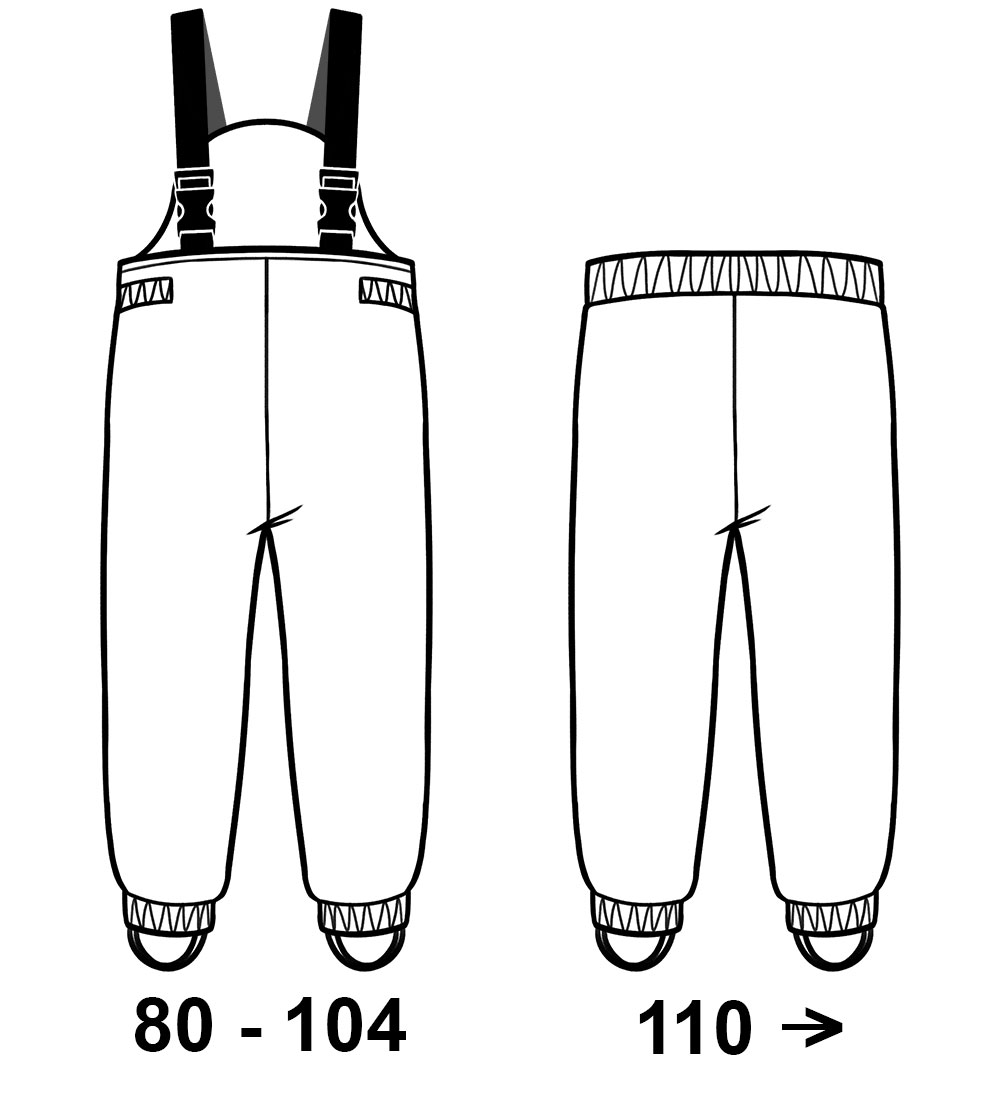 Mikk-Line Regntøj m. Termo/Seler - PU - Rec Warm - Henna