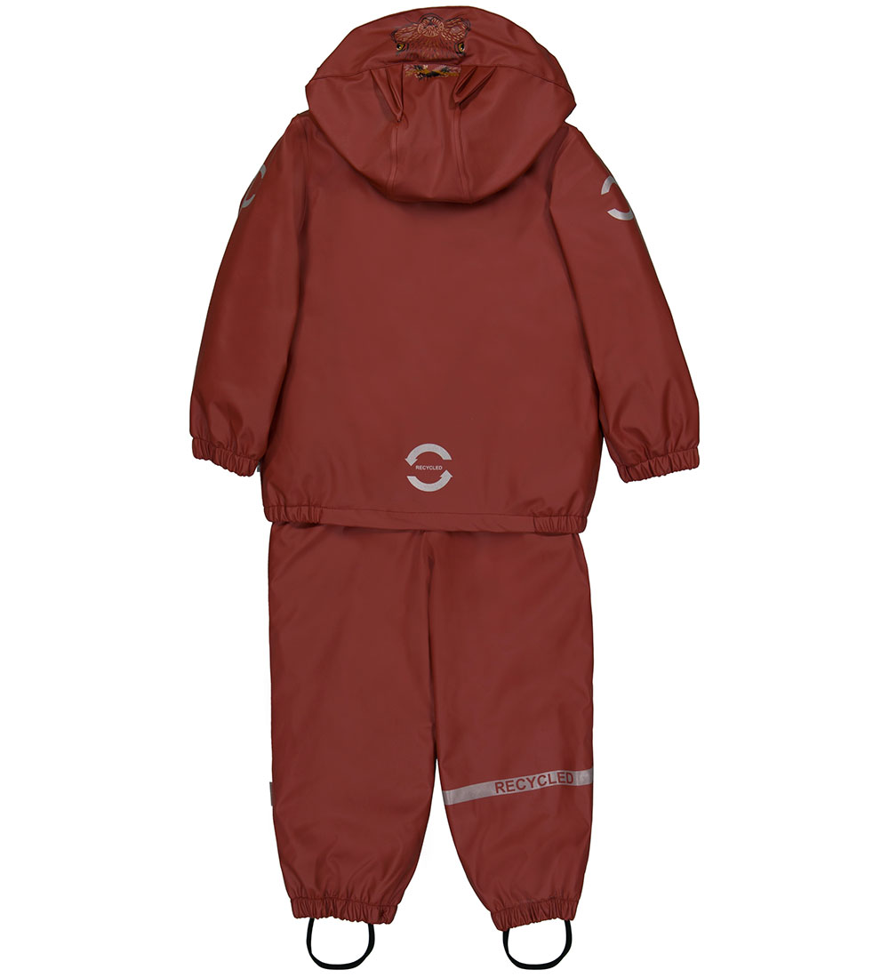 Mikk-Line Regntøj m. Termo/Seler - PU - Rec Warm - Henna