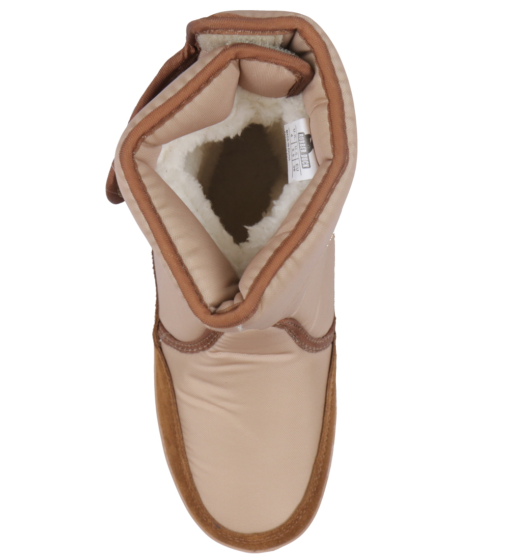 Rubber Duck Vinterstøvler - Snow Jogger - Beige/Cognac