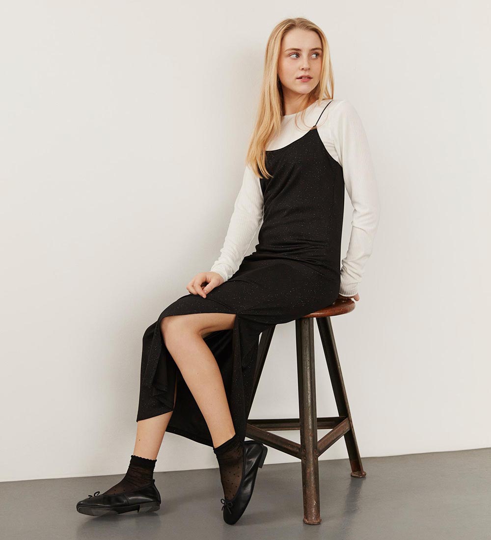 Sofie Schnoor Kjole - Sort m. Glitter