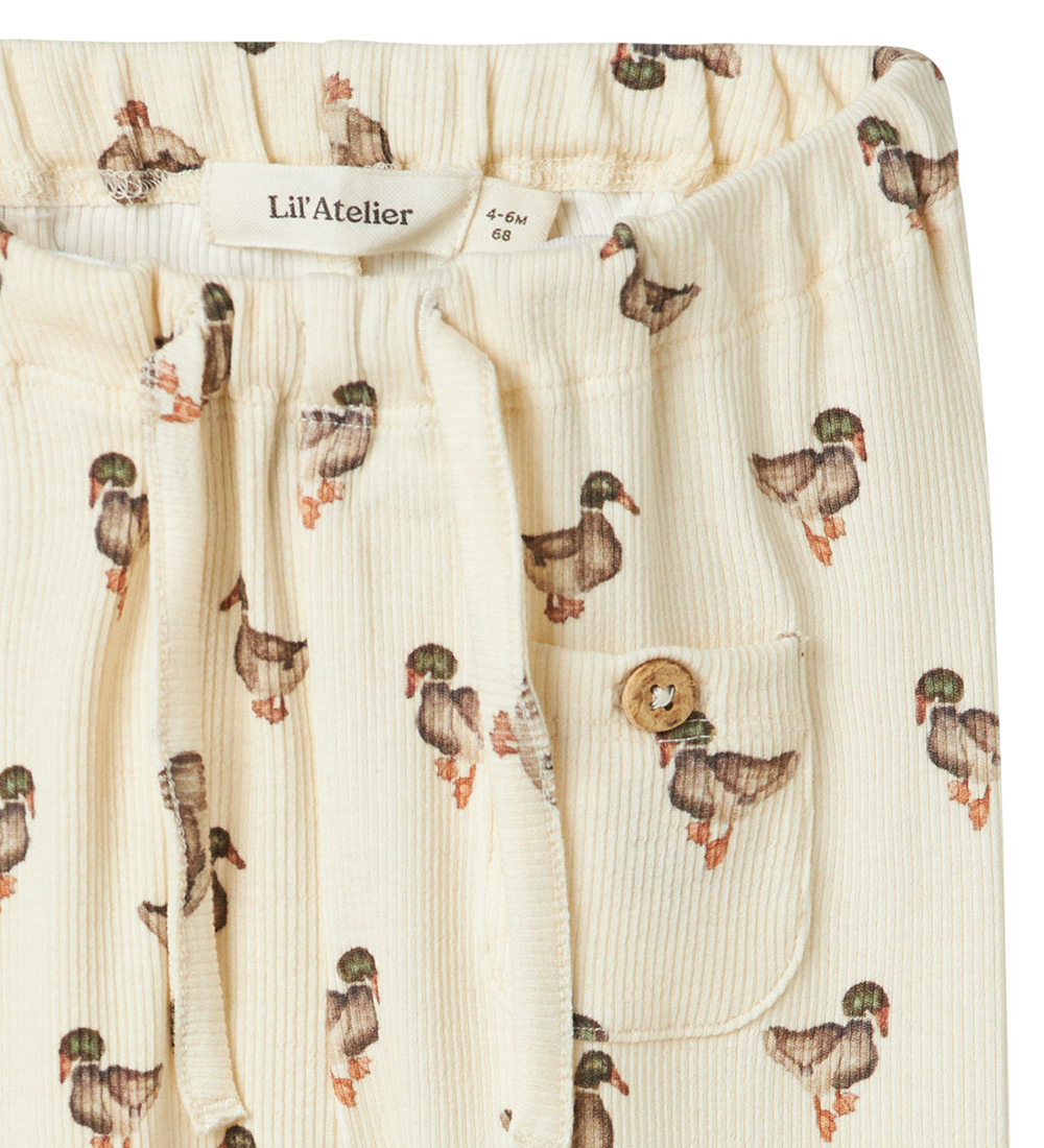 Lil Atelier Bukser - NbmGavo - Turtledove/Duck