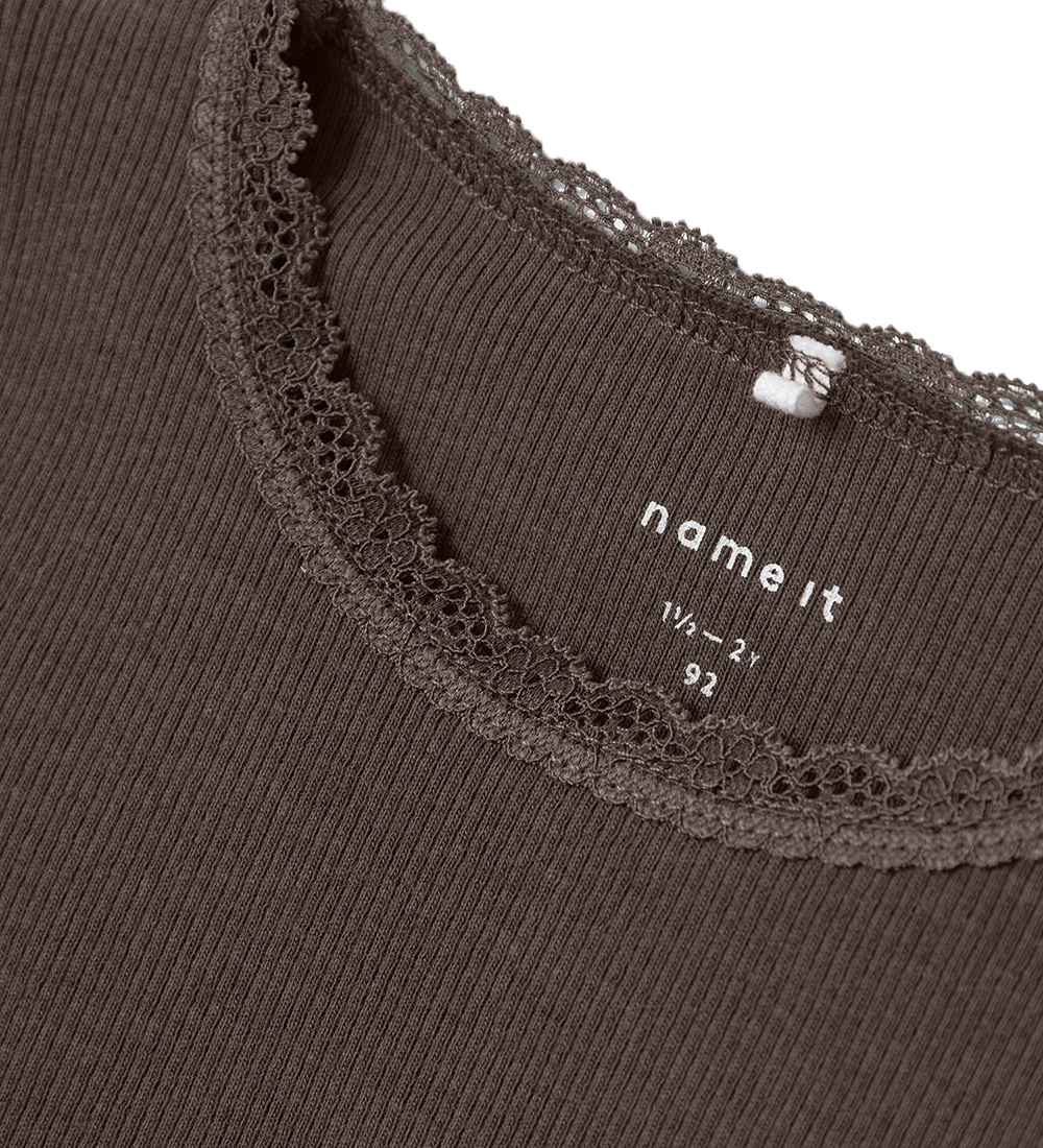 Name It Bluse - NmfReese - Chocolate Brown