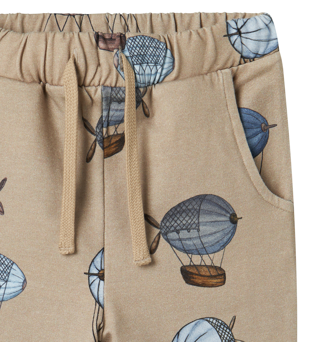 Name It Sweatpants - NmmRegnar - Weathered Teak
