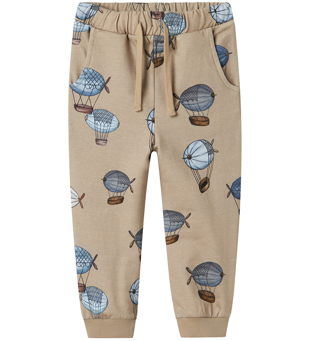Name It Sweatpants - NmmRegnar - Weathered Teak