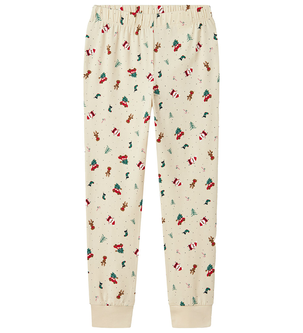 Name It Nattøj - NknVismas - Whitecap Gray/Christmas