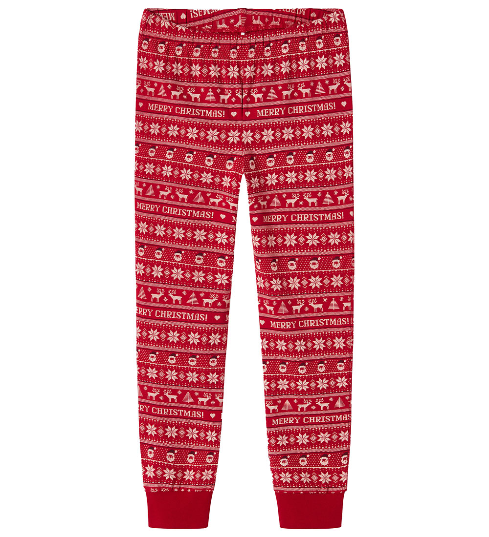 Name It Nattøj - NknVismas - Jester Red/Merry Christmas