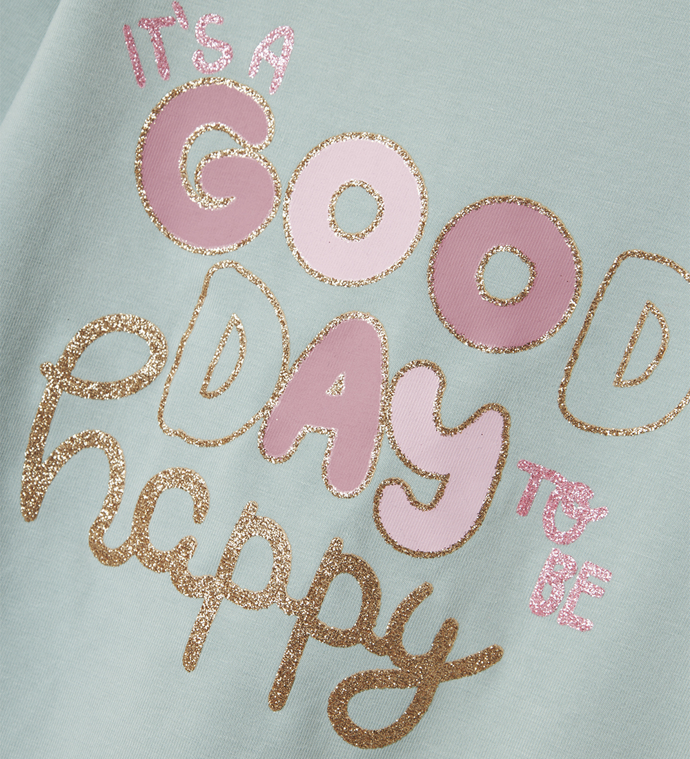Name It Bluse - NmfVix - Gray mist/Good Day