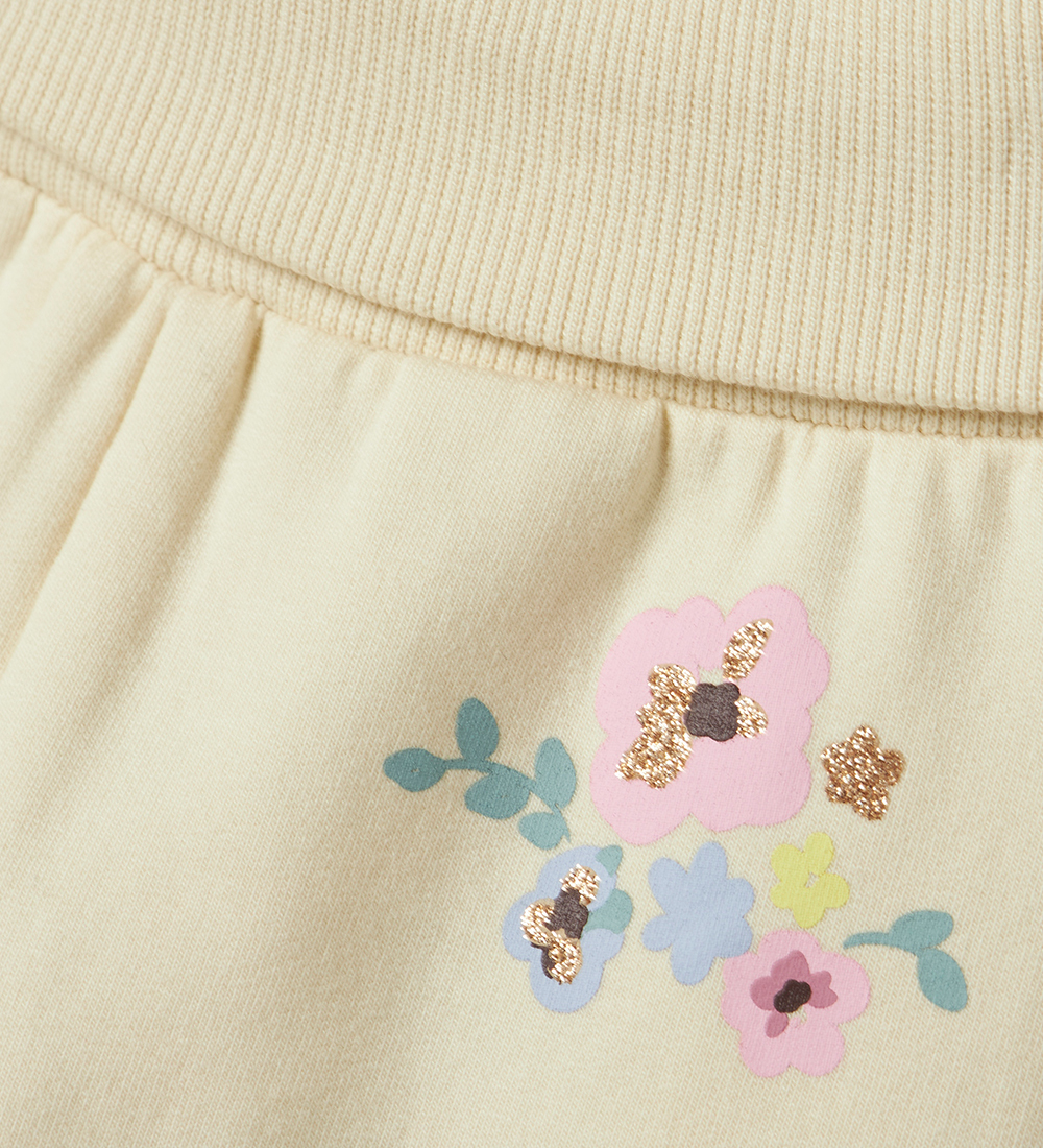 Name It Sweatpants - NbfVrillie - Summer Sand/Flowers