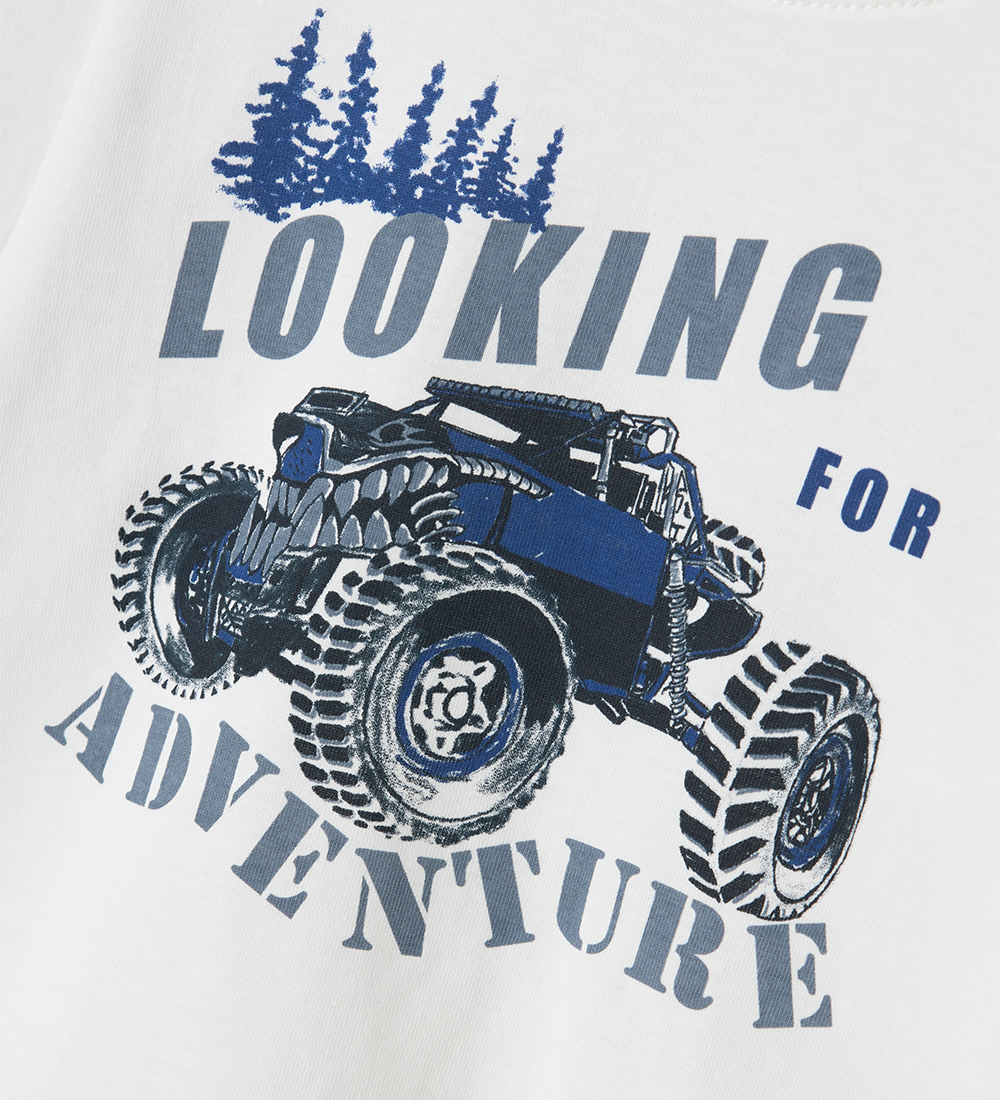 Name It Bluse - NmmVictor - Bright White/Looking For Adventure