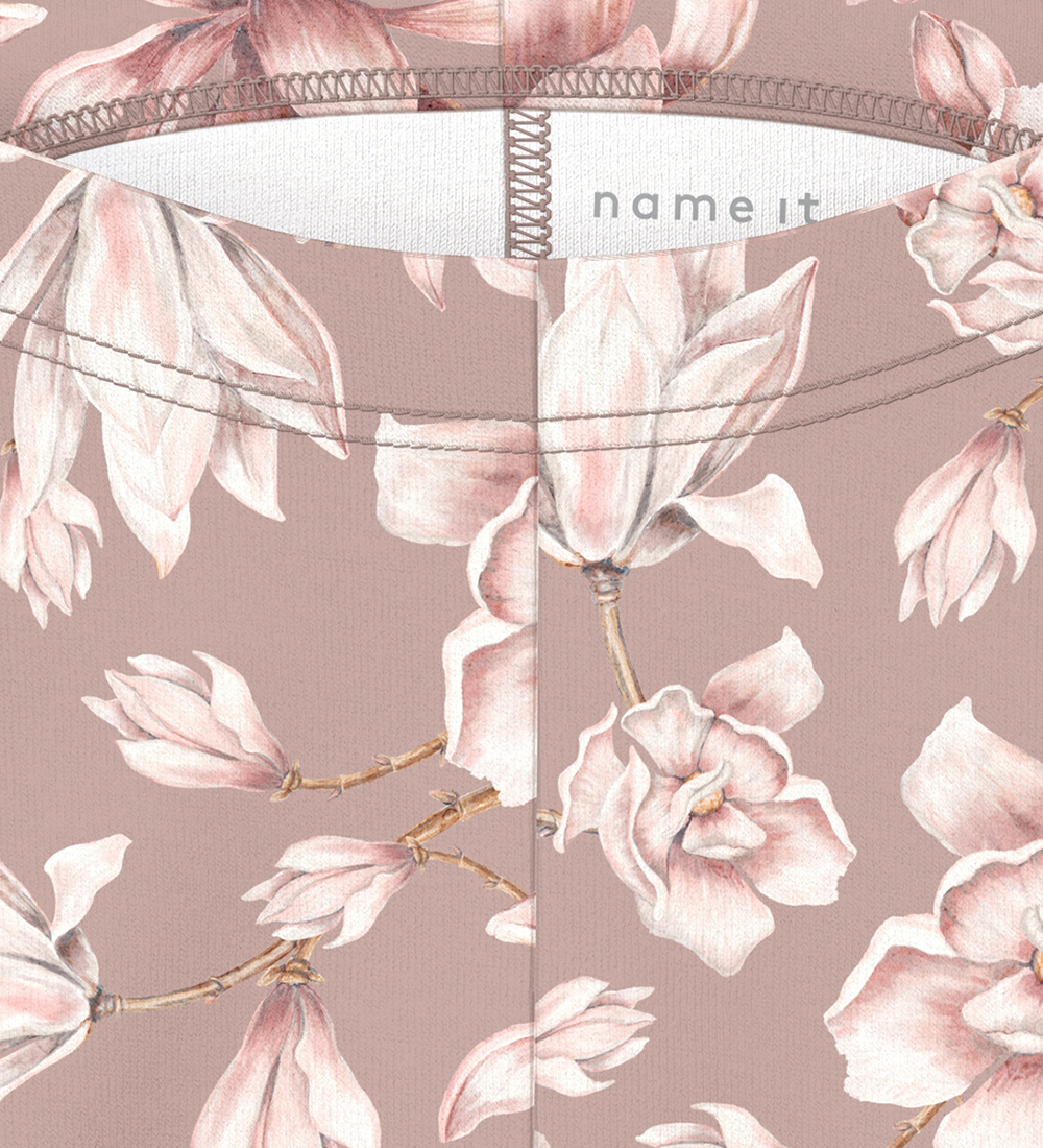 Name It Leggings - NbfNanina - Adobe Rose m. Blomster