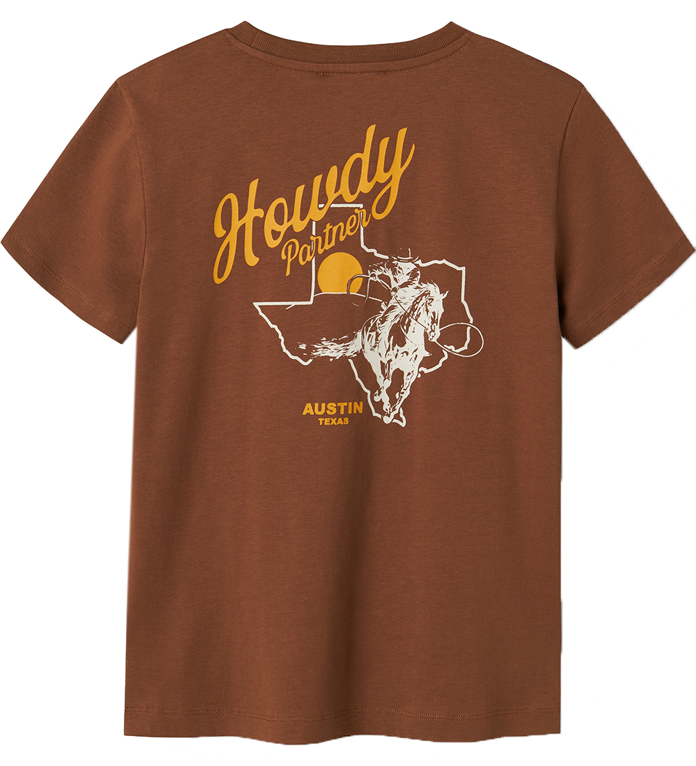 Name It T-Shirt - NkmRancher - Carob Brown