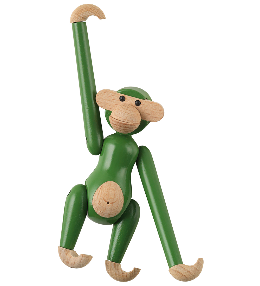 Kay Bojesen Træfigur - Abe - Vintage - Mini - Grøn