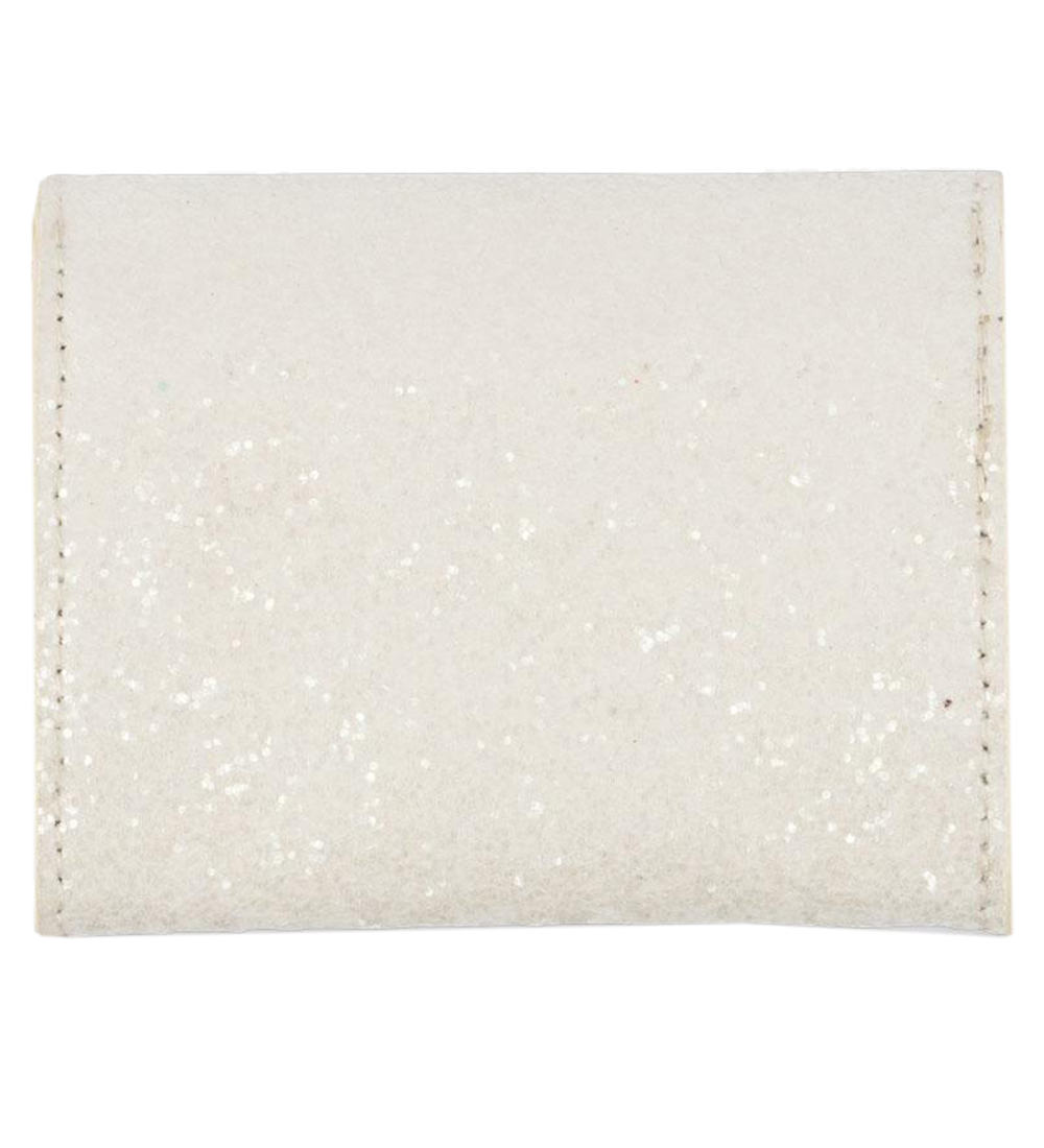 Konges Sløjd Pung - Love Letter - Cream Glitter m. Hjerte