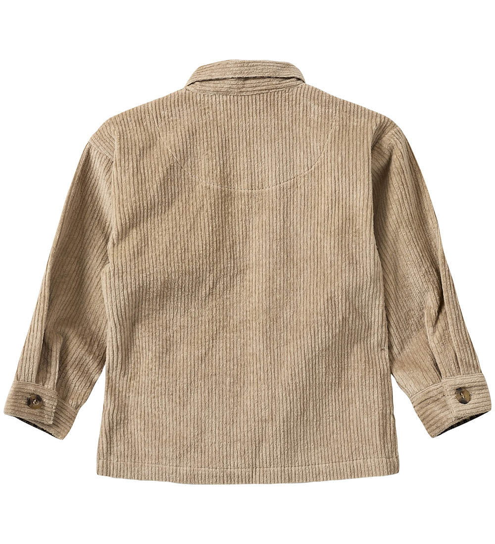 Sofie Schnoor Skjortejakke - Fløjl - Soft Beige