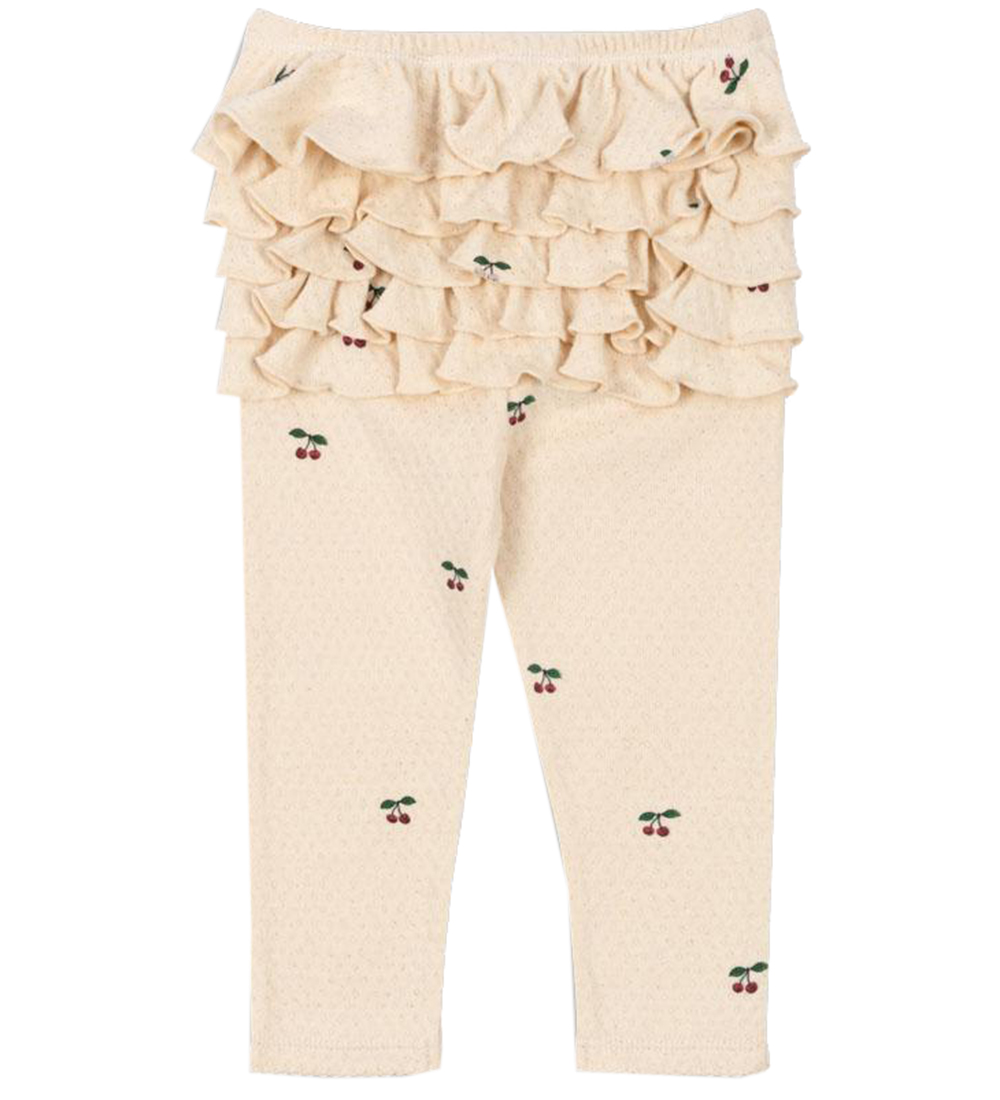 Konges Sløjd Leggings - Sui Frill - Cherry