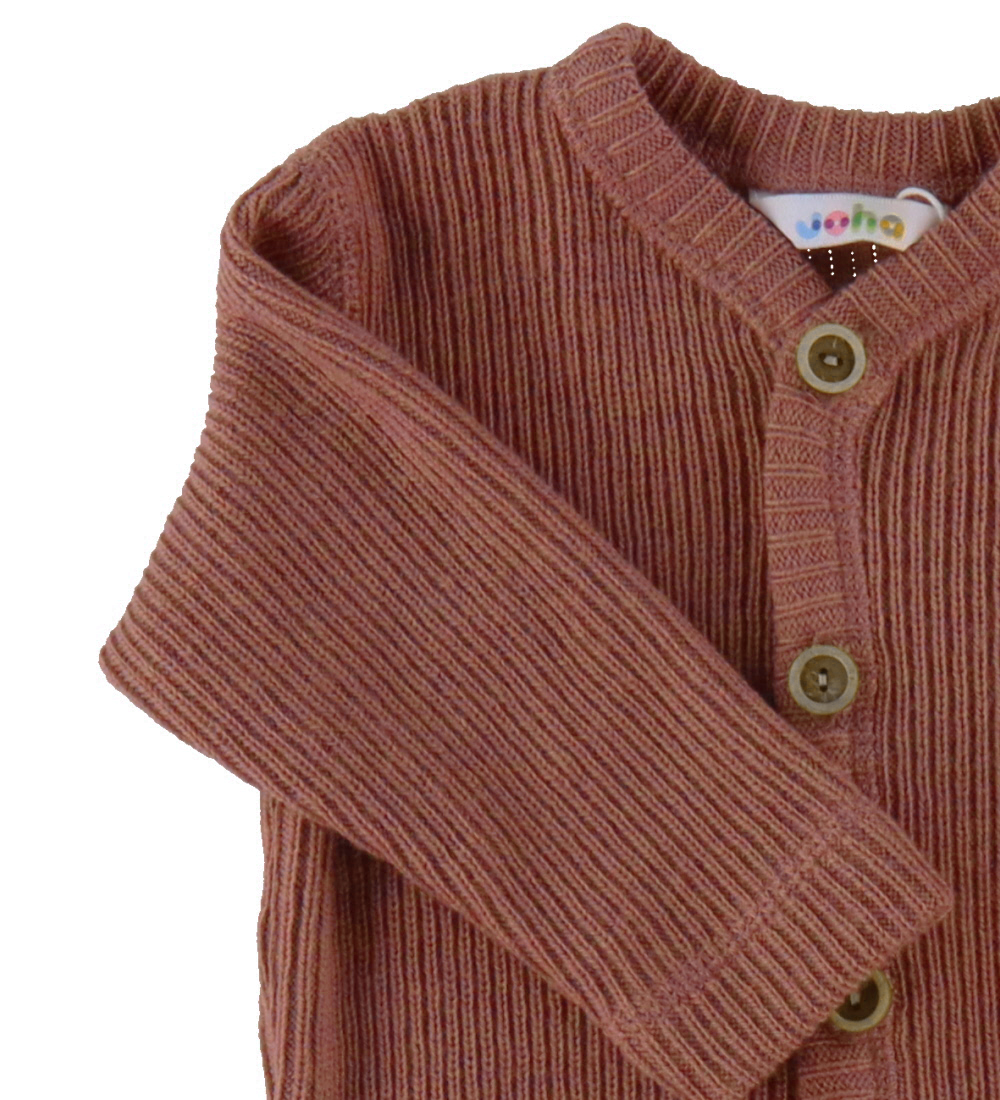 Joha cardigan - Strik - Uld - Brun