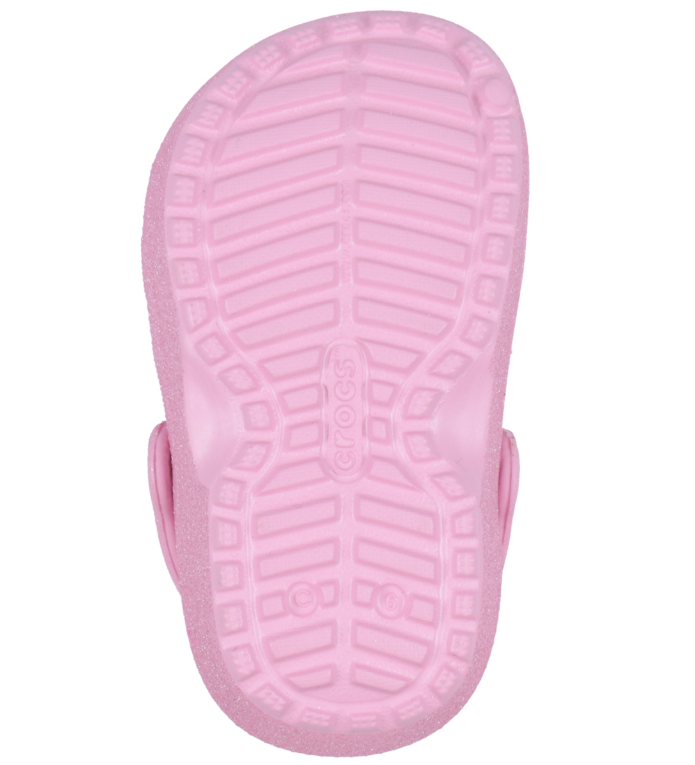Crocs Sandaler m. For - Classic Lined Glitter Clog T - Pink Twee