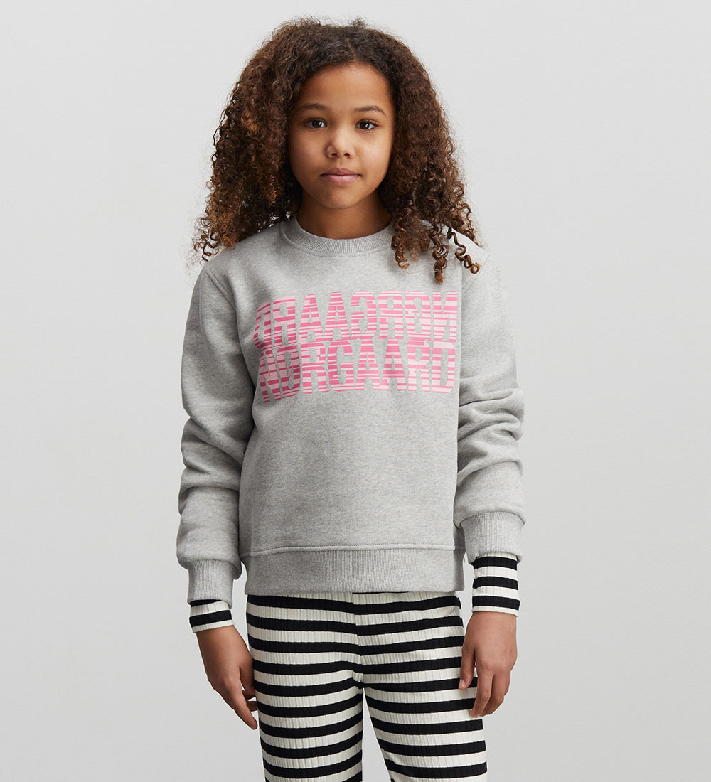 Mads Nørgaard Sweatshirt - Talinka - Light Grey Melange