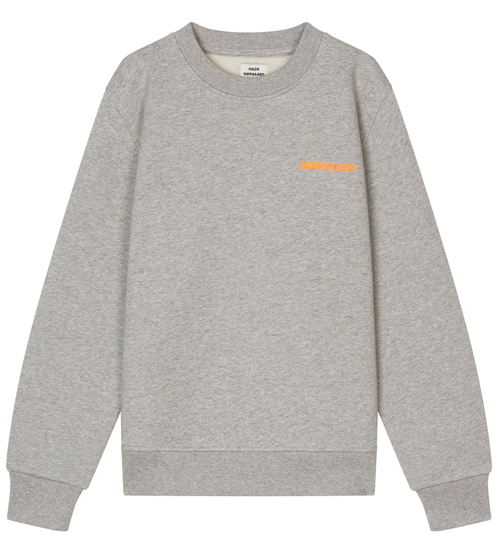Mads Nørgaard Sweatshirt - Solo - Grey Melange