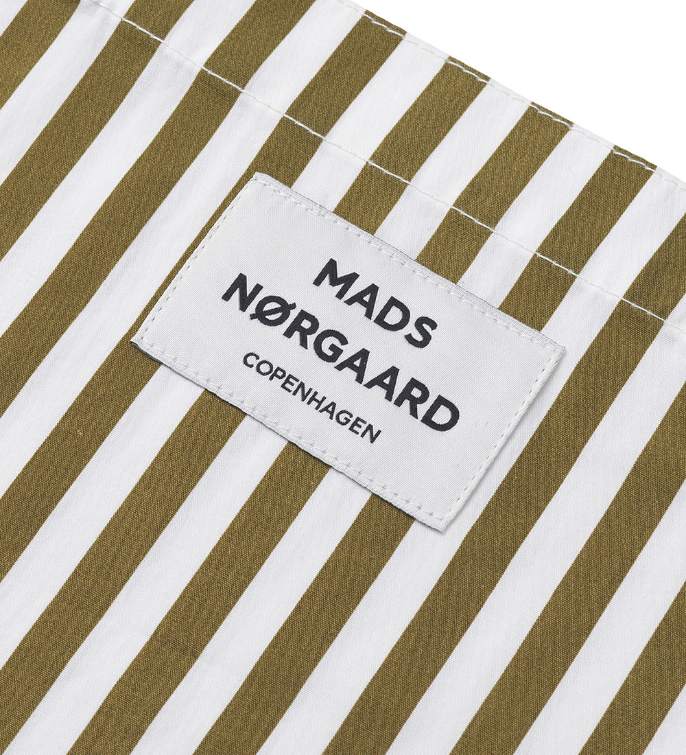 Mads Nørgaard Shopper - Atoma - Martini Olive/White Alyssum