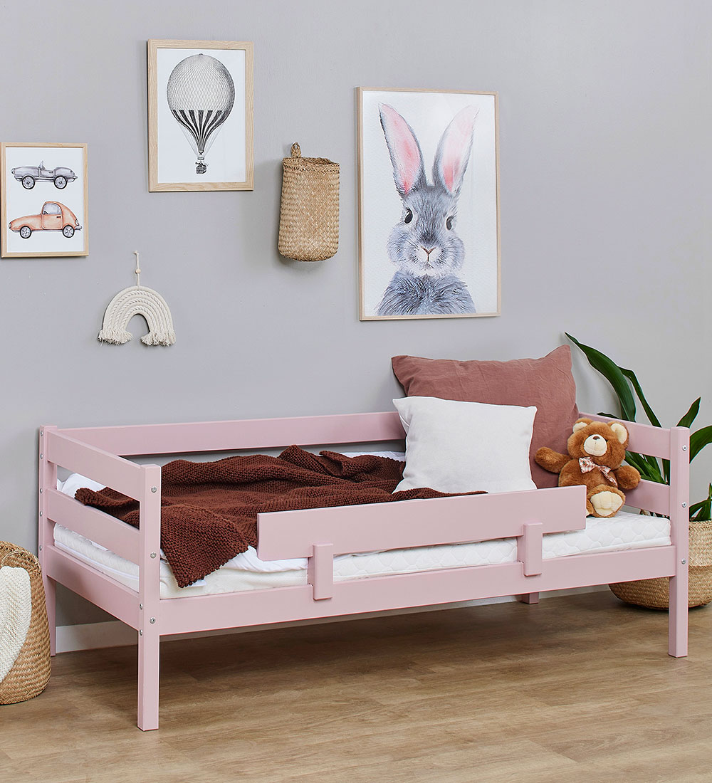 Hoppekids Sengehest - ECO Comfort - 100x22,5 cm - Pale Rose