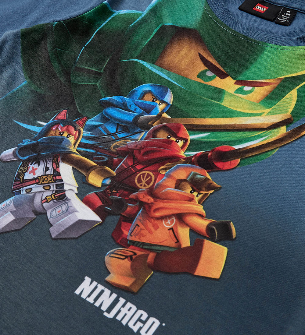 LEGO® Ninjago Bluse - LWTano 619 - Middle Blue m. Print