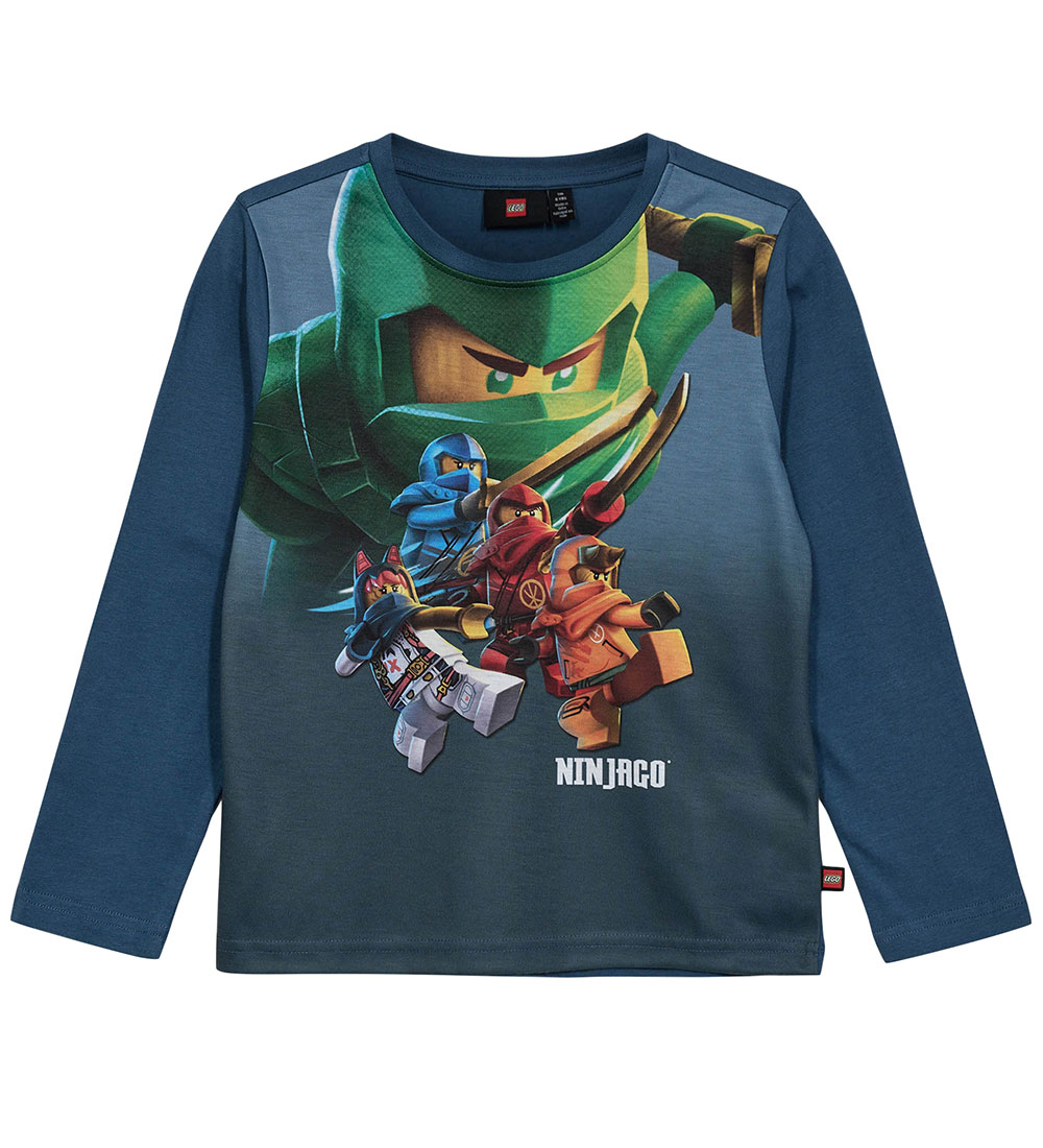 LEGO® Ninjago Bluse - LWTano 619 - Middle Blue m. Print