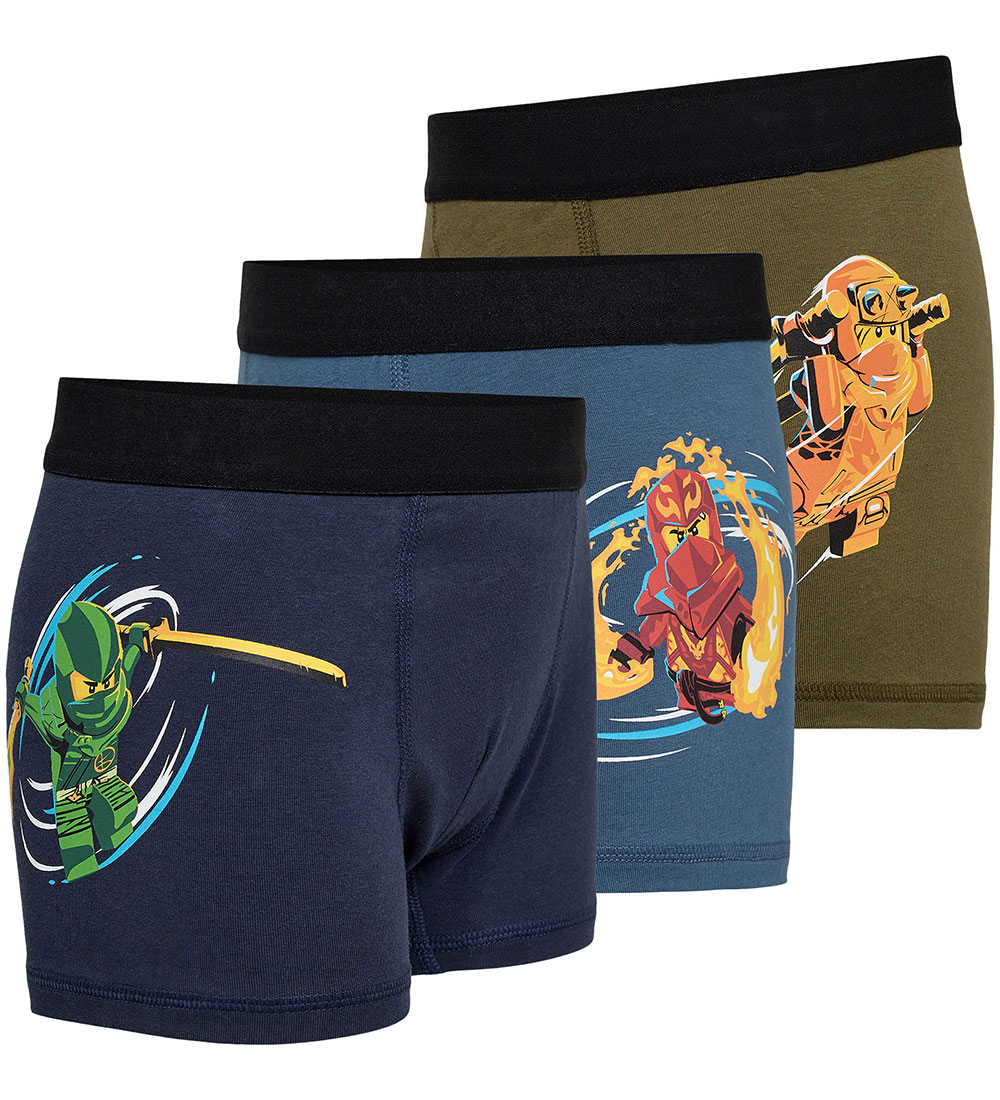LEGO® Ninjago Boxershorts - LWAris 611 - 3-pak - Dark Navy m. Pr