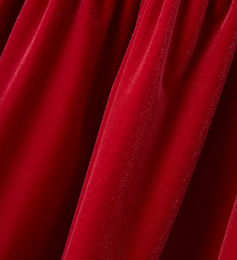 Name It Kjole - Velour -  NmfRinna - Jester Red