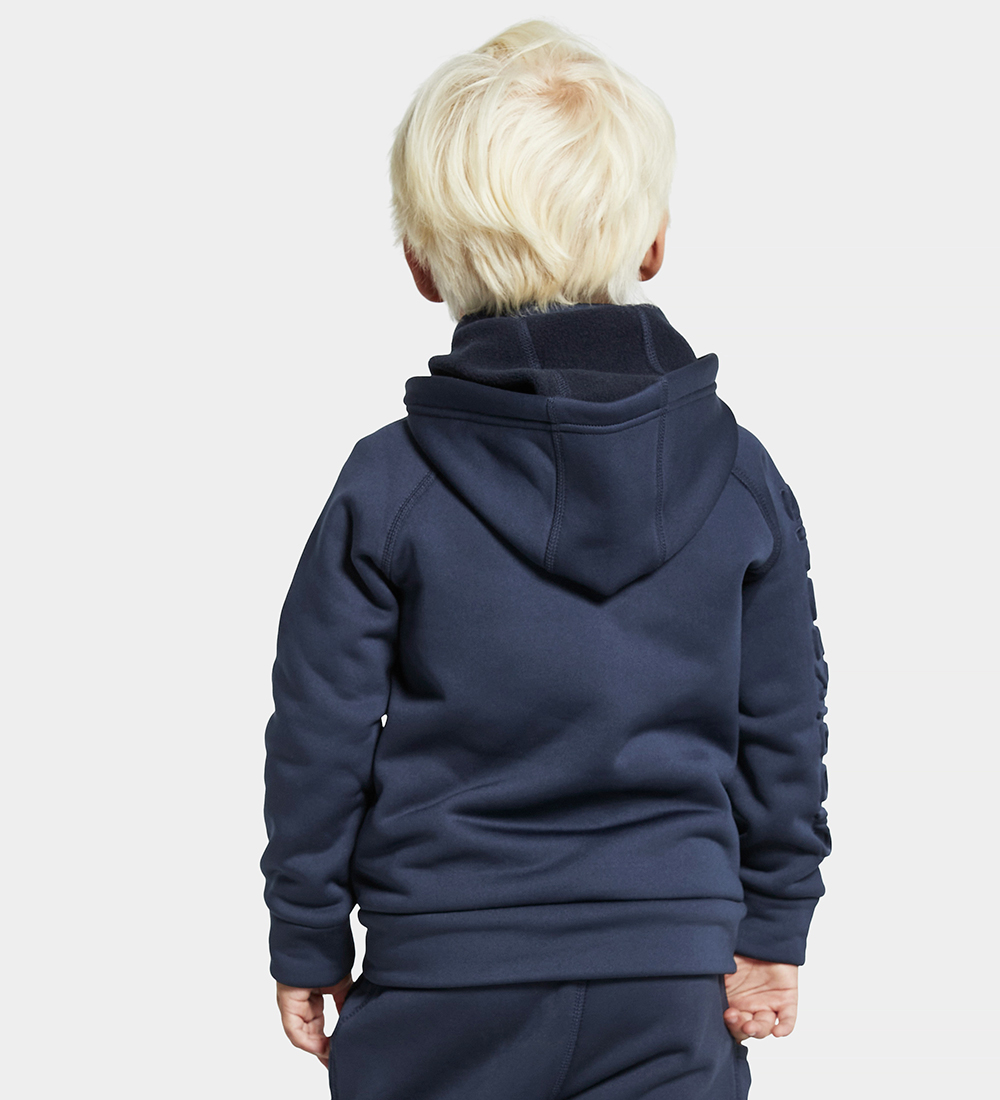 Didriksons Cardigan m. Fleece - Corin - Navy