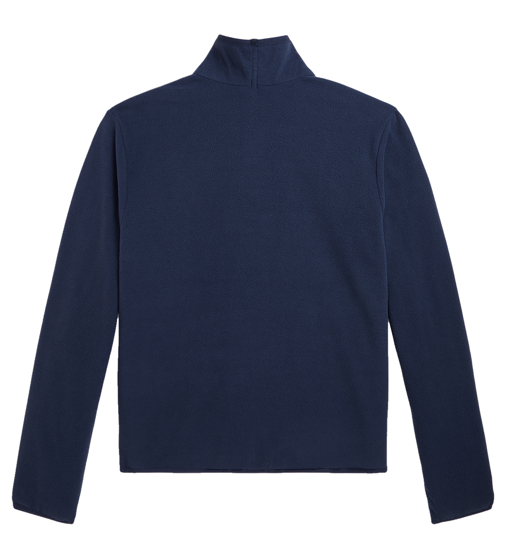 Polo Ralph Lauren Fleecejakke - Vendbar - Navy/Grønternet