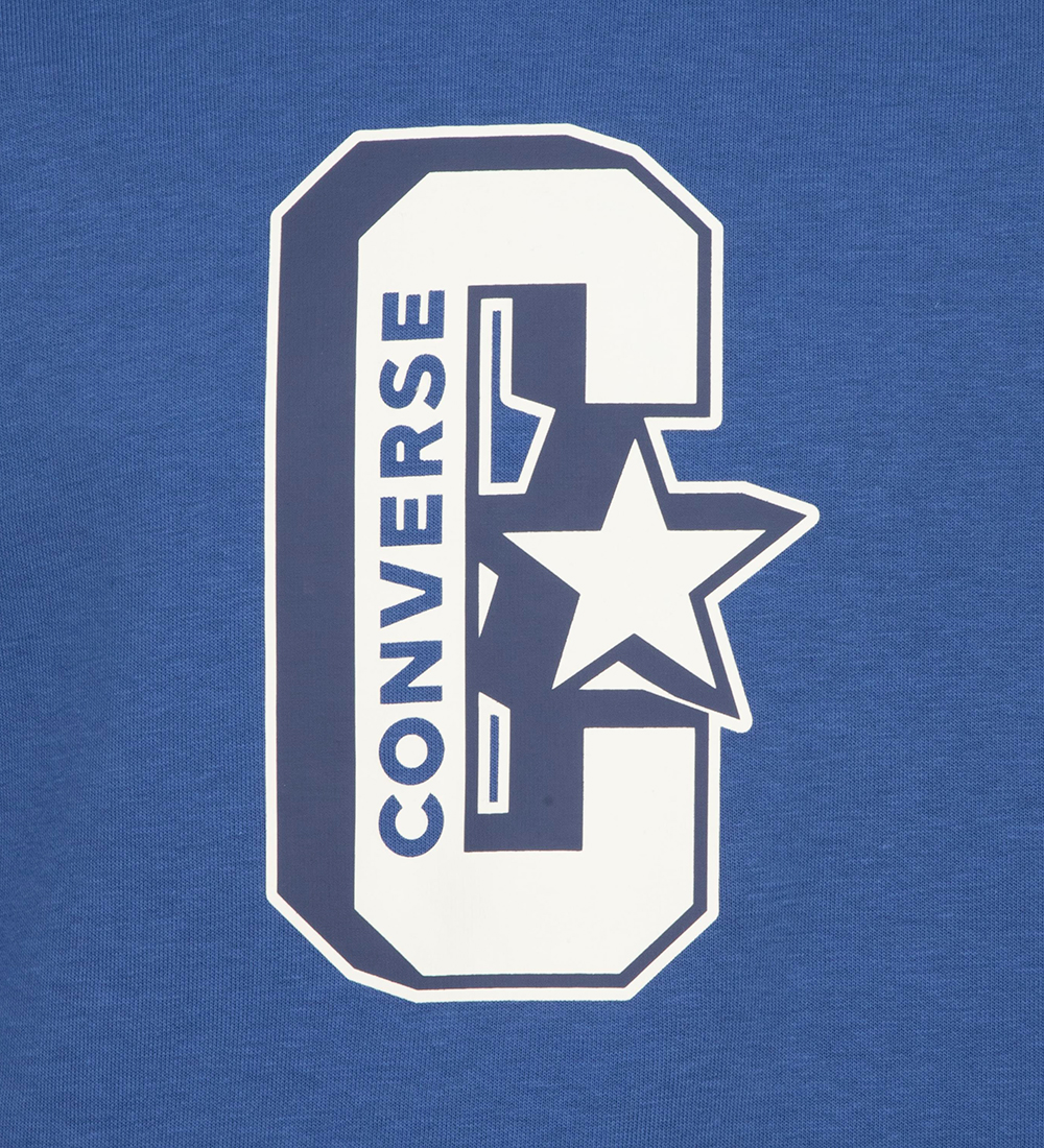 Converse Sweatsæt - Hættetrøje/Buks - Navy/Amor Blue