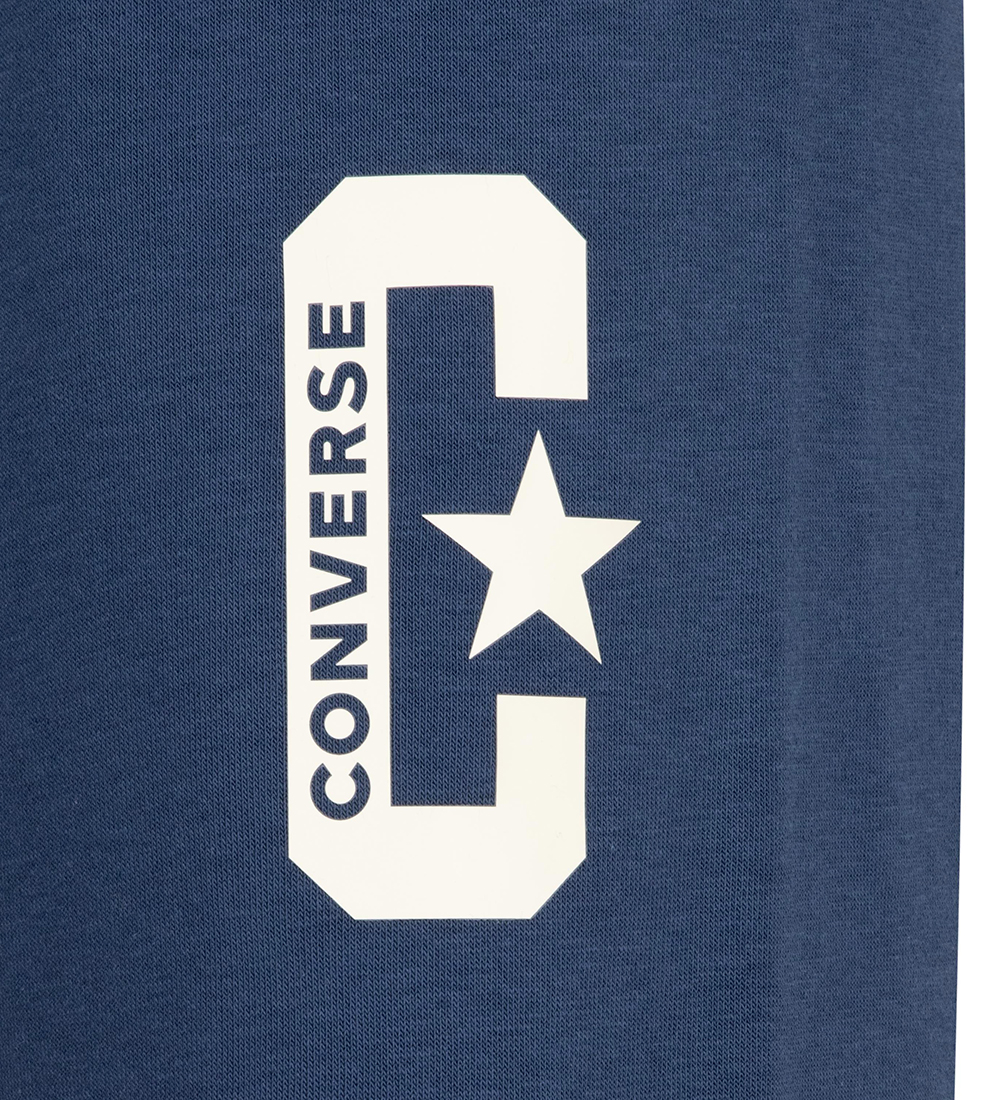 Converse Sweatsæt - Hættetrøje/Buks - Navy/Amor Blue