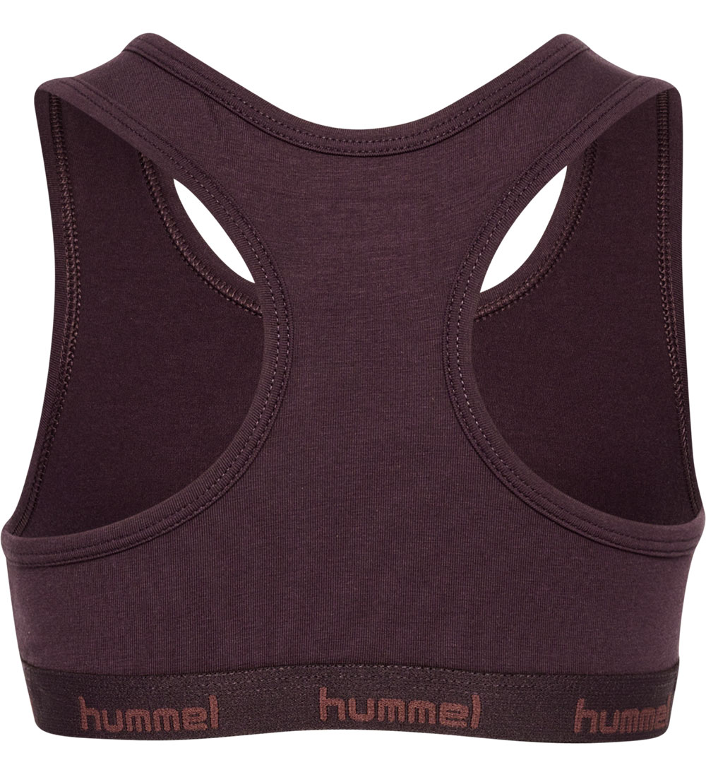 Hummel Top - hmlCarolina - 2-pak - Raisin