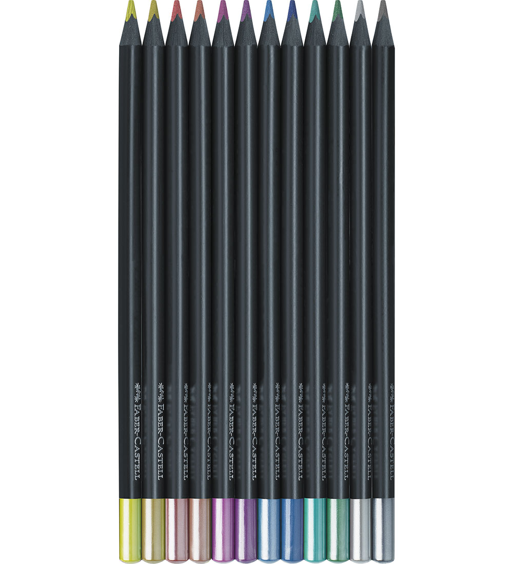 Faber-Castell Farveblyanter - 12 stk. - Metallic