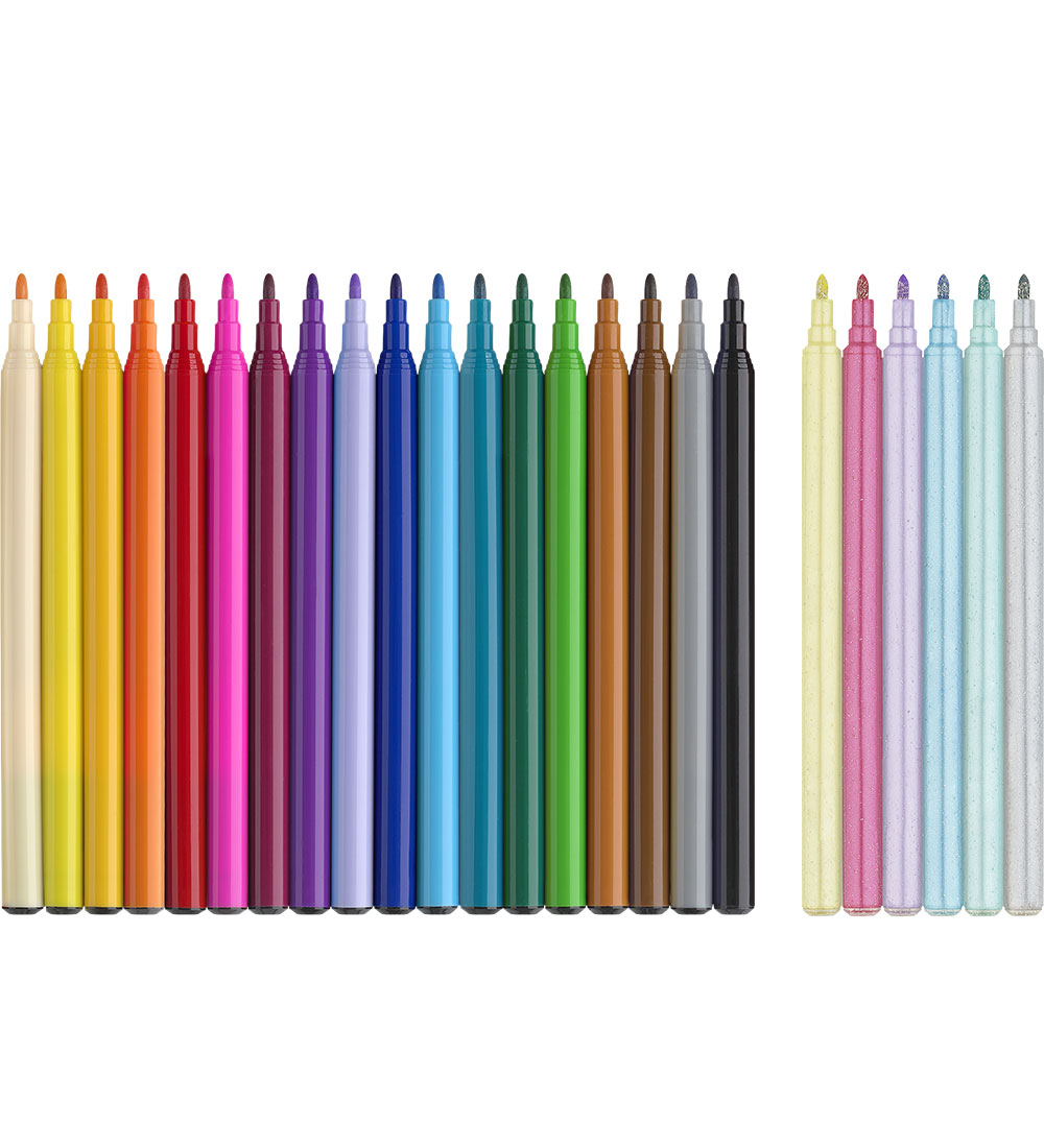 Faber-Castell Tuscher - 24 stk. - Unicorn Pastel