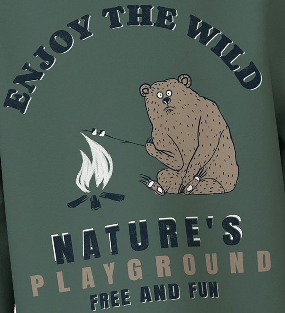 Name It Bluse - NmmVux - Dark Forest/Enjoy The Wild