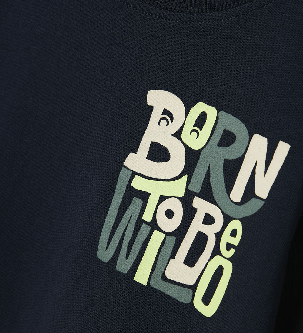 Name It Bluse - NmmVux - Dark Sapphire/Born To Be Wild