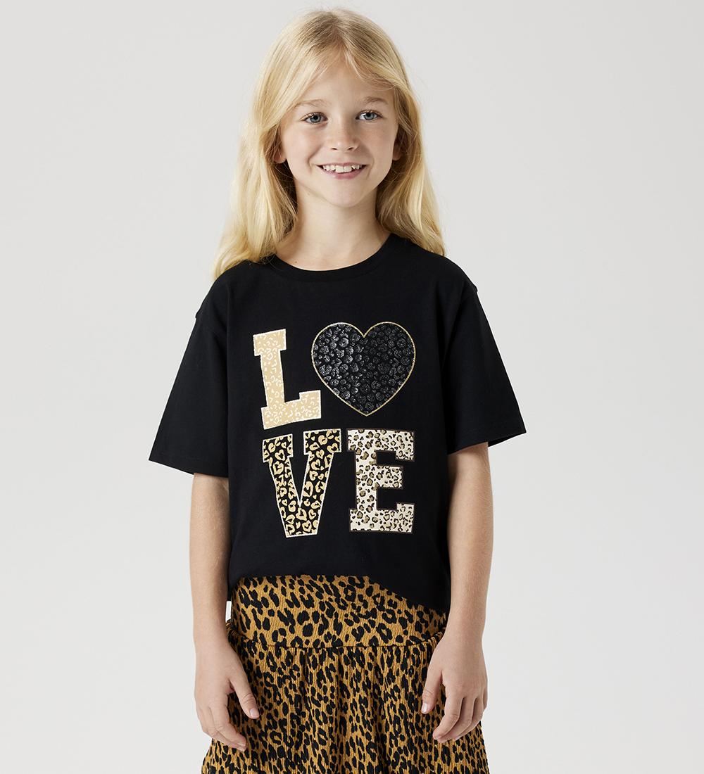 Name It T-shirt - NkfRikoline - Black