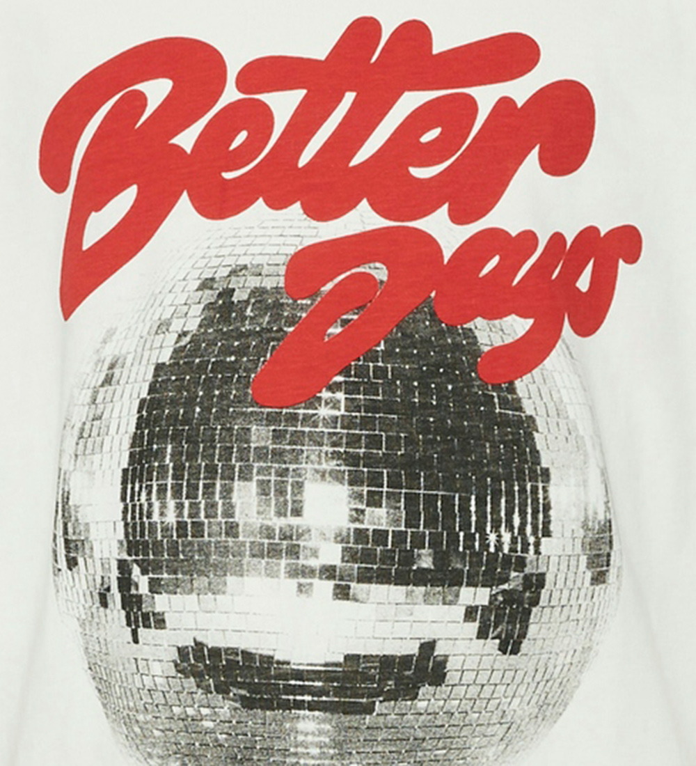 Vero Moda Girl T-shirt - VmEbru - Snow White/Better Day
