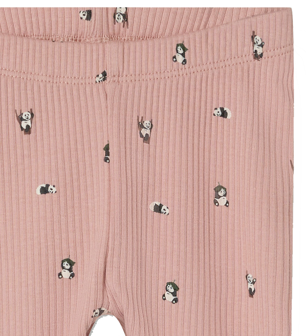 Name It Leggings - Rib - NbnRica - Pale Mauve