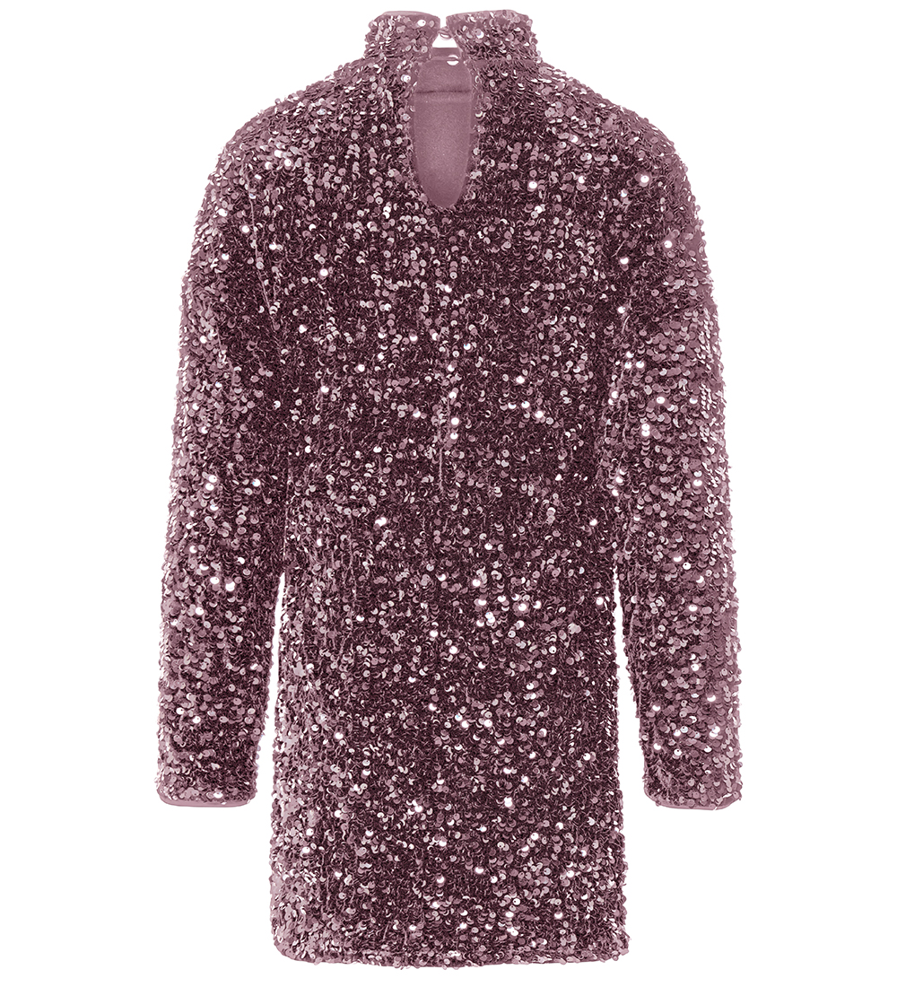 Kids Only Kjole - KogConfidencels Sequins - Mauve Shadows