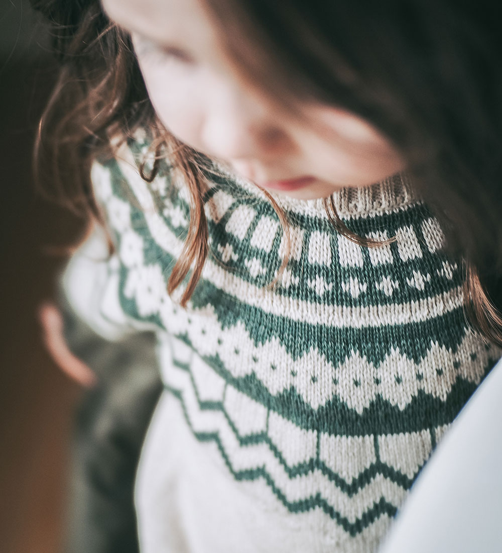 Fliink Bluse - Strik - Uld - Janie Nordic - Beetle