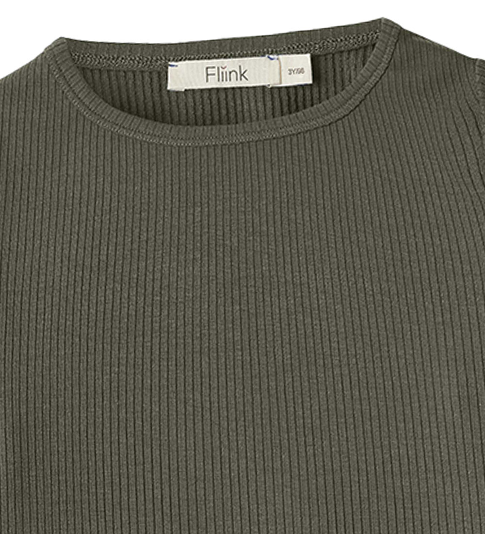 Fliink Bluse - Rib - Kenna - Beetle