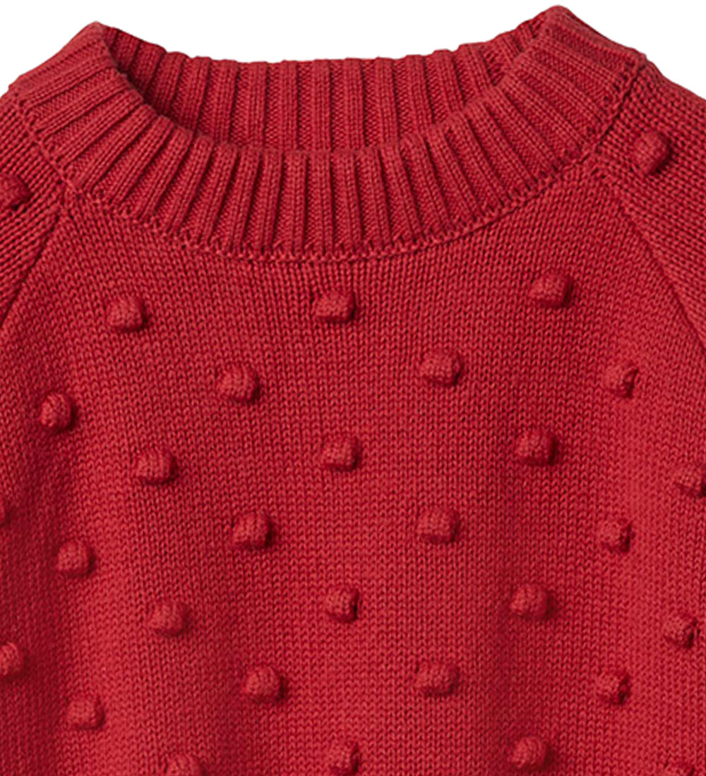 Fliink Bluse - Strik - Bon Dot - Pompeian Red