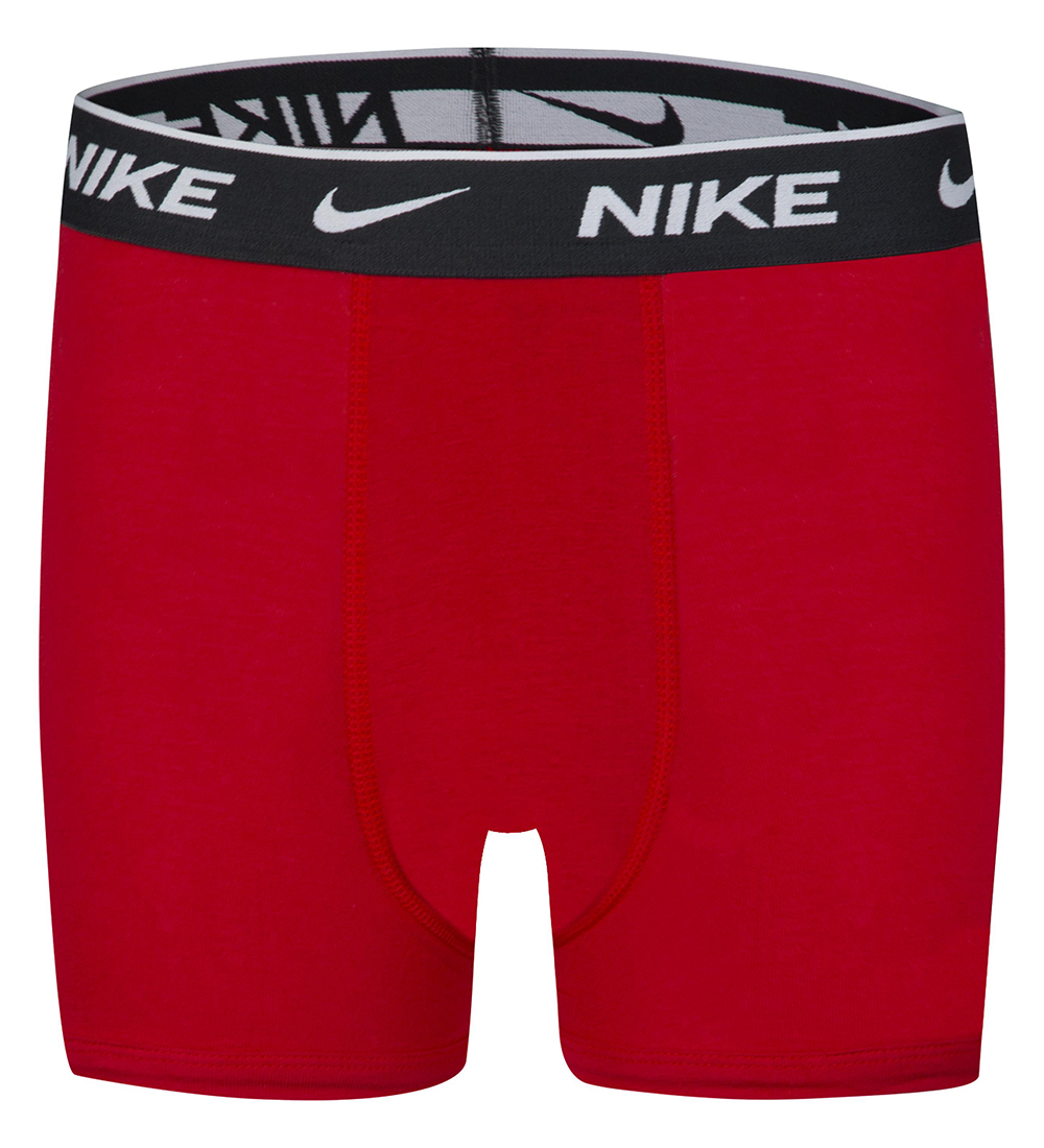 Nike Boxershorts - Dri-Fit Everyday Cotton - 3-Pak - Rød/Sort/Gr