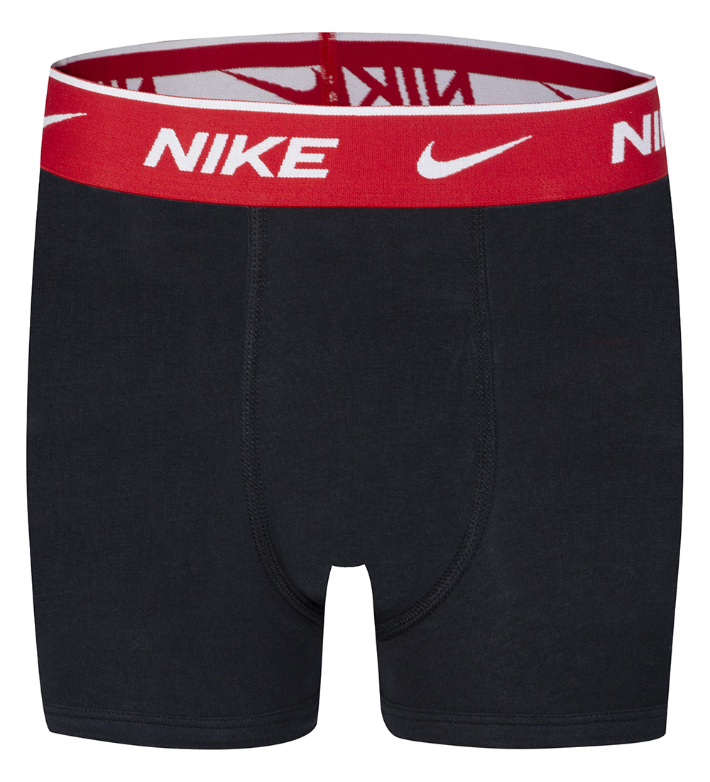 Nike Boxershorts - Dri-Fit Everyday Cotton - 3-Pak - Rød/Sort/Gr