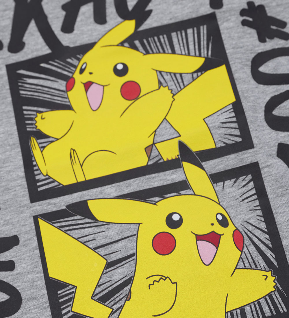 Minymo Nattøj - Pokémon - Grey Melange