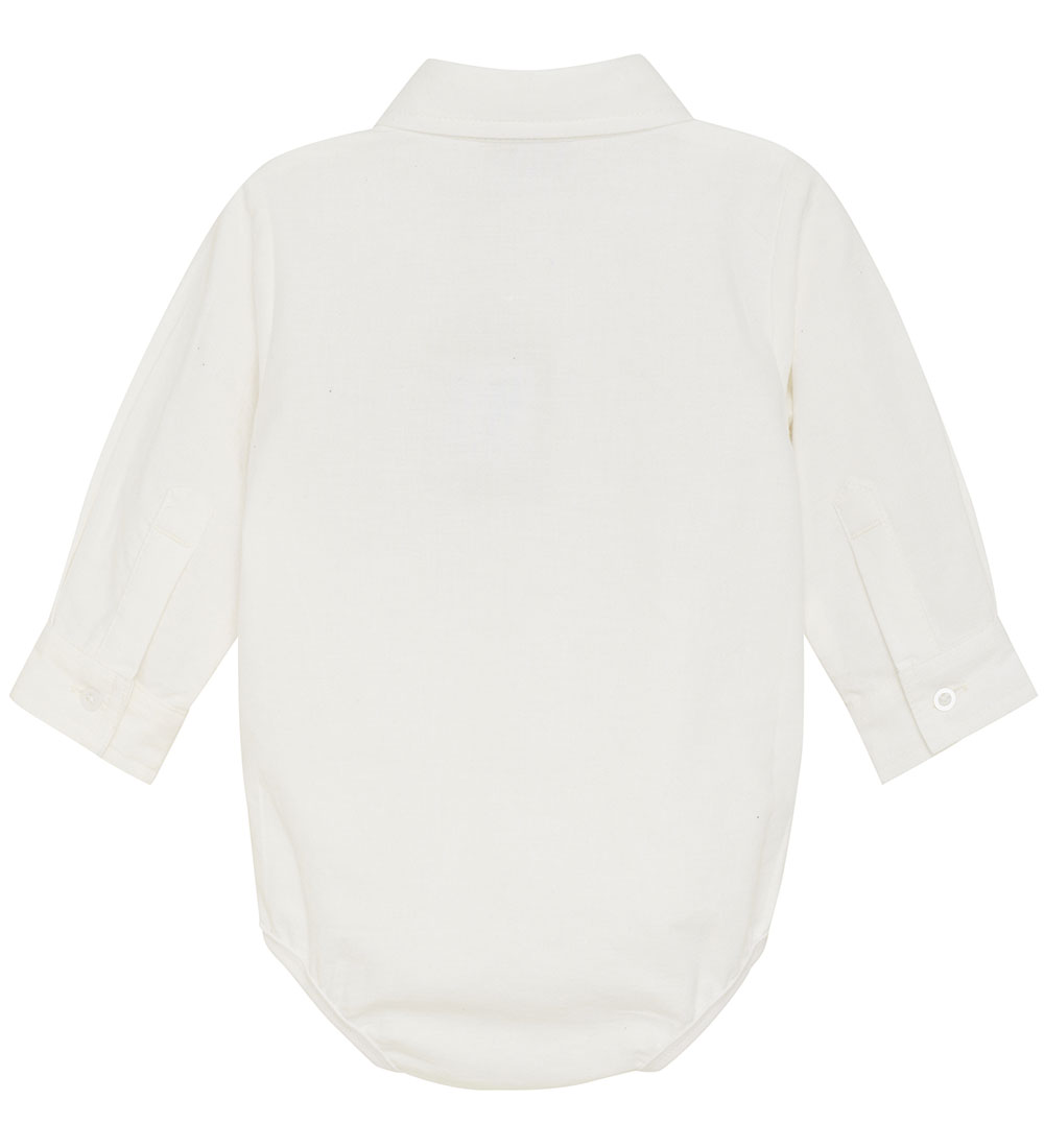 Minymo Skjortebody l/æ - Hvid