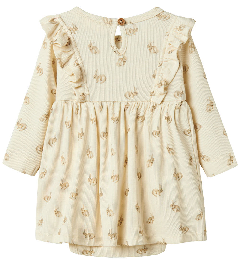 Lil Atelier Body l/æ - NbfLavo - Turtledove/Rabbit